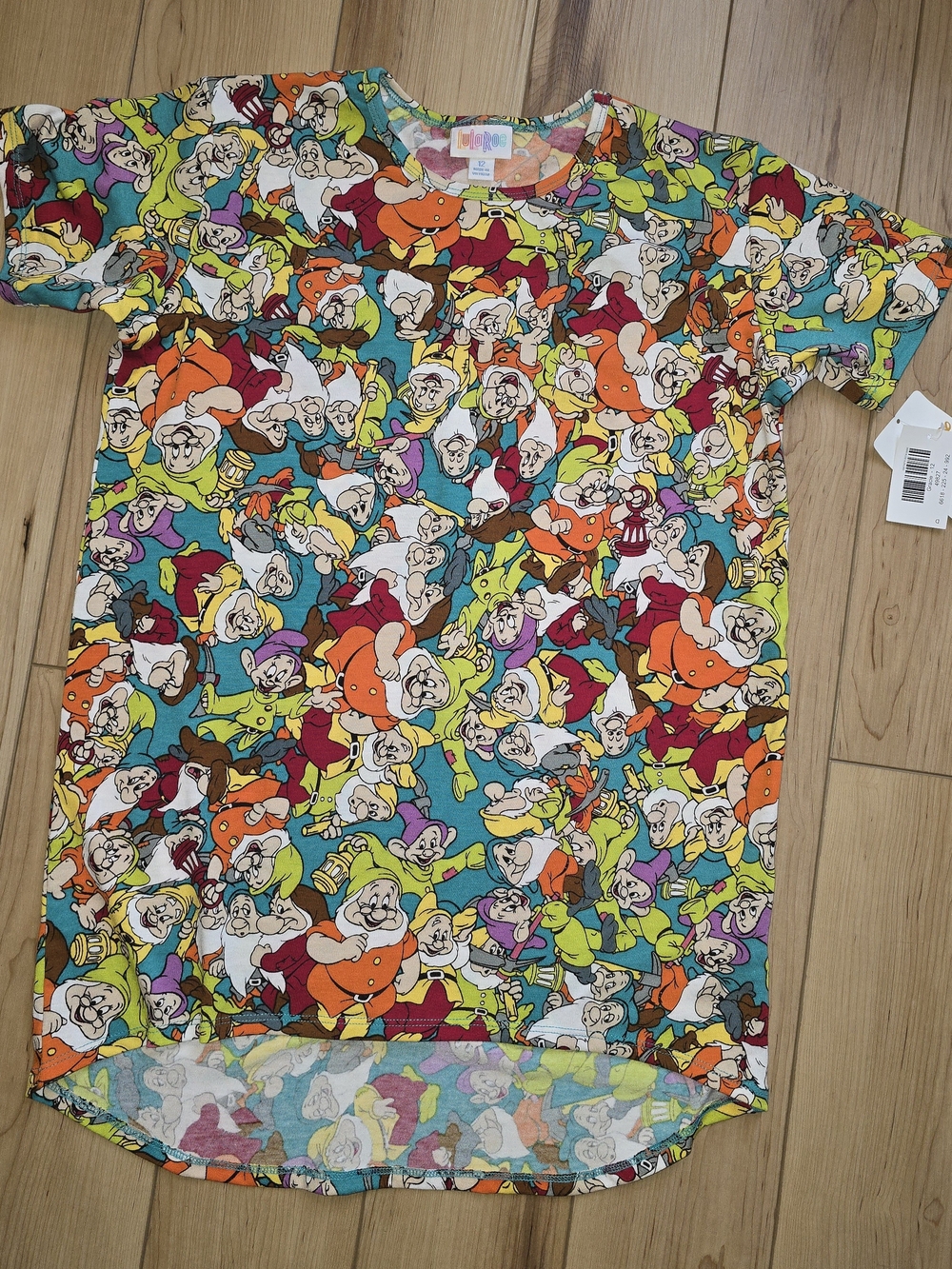 LuLaRoe Multicolor Kids Short Sleeve Tee with Character Print